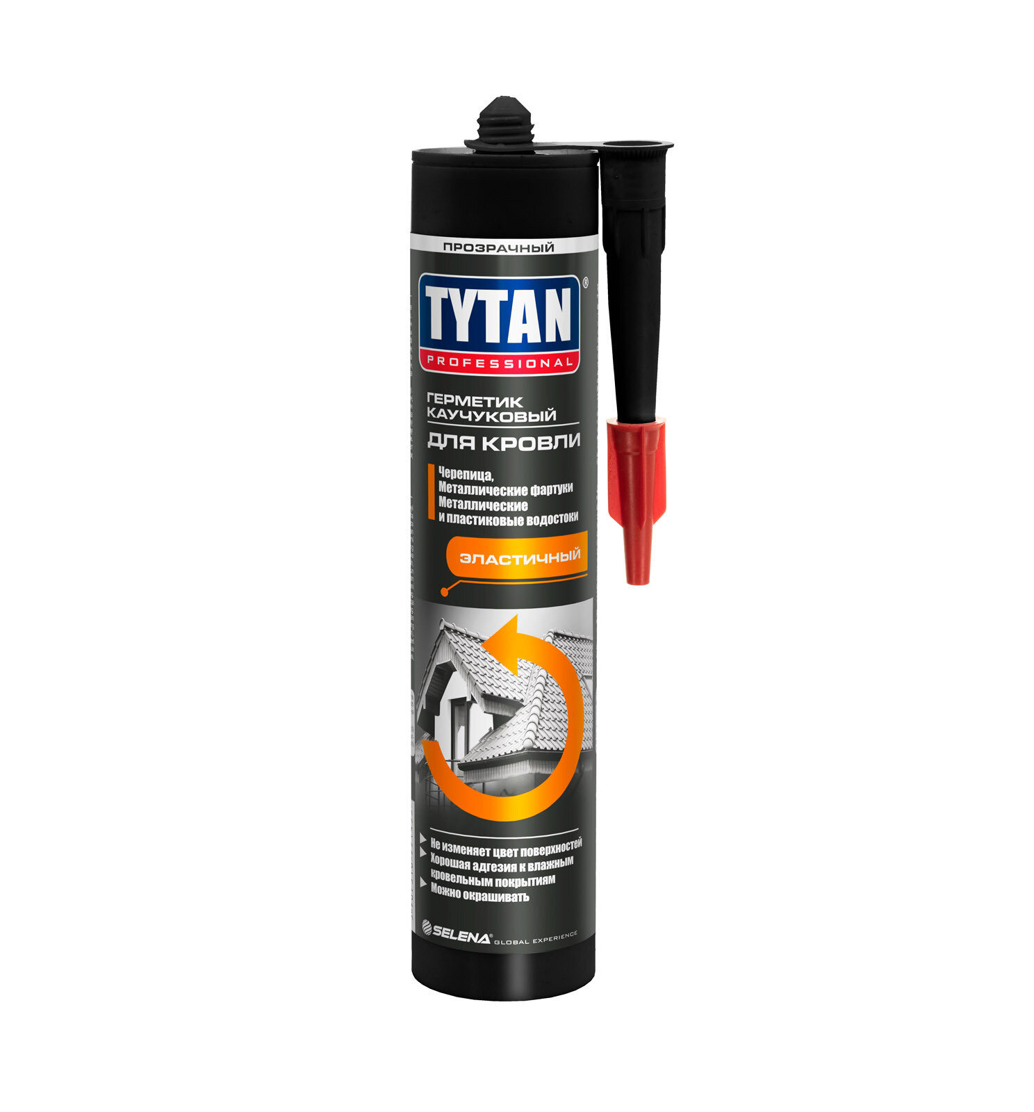 TYTAN Герметик каучуковый кровельный, черный, 310 г