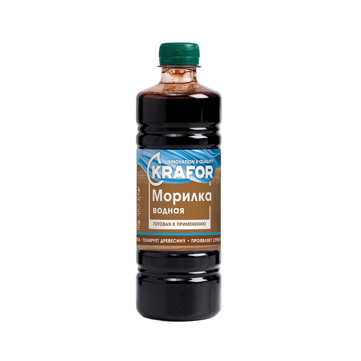 Водная морилка KRAFOR, 0.5 л